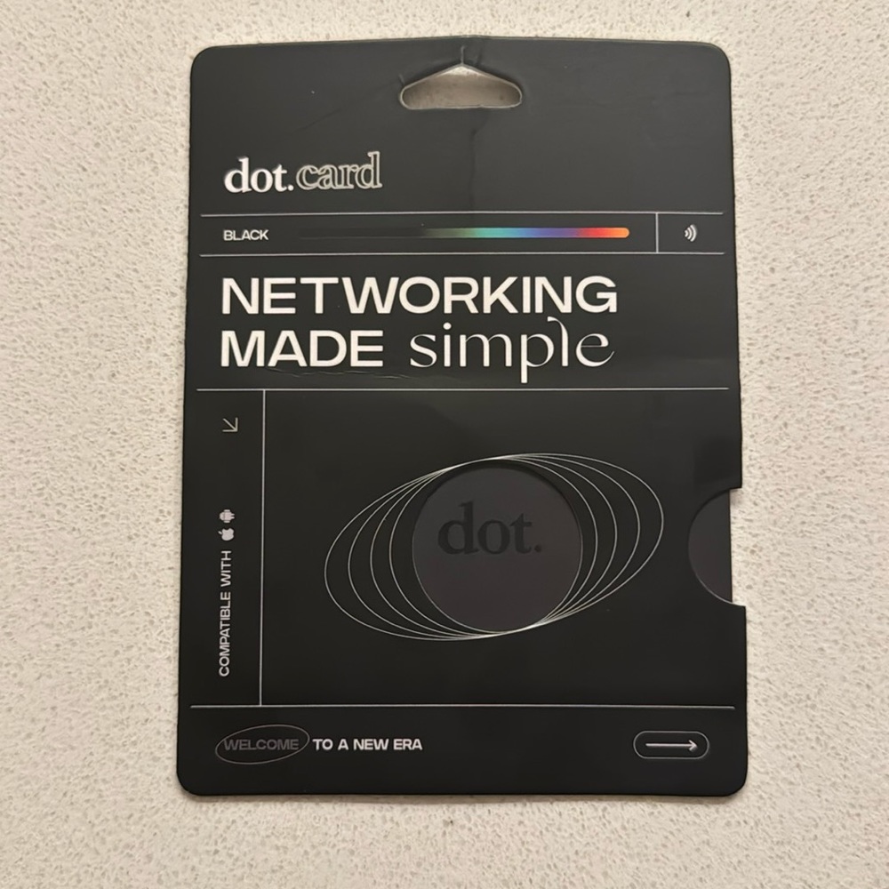 NEW: Unopened Dot Card